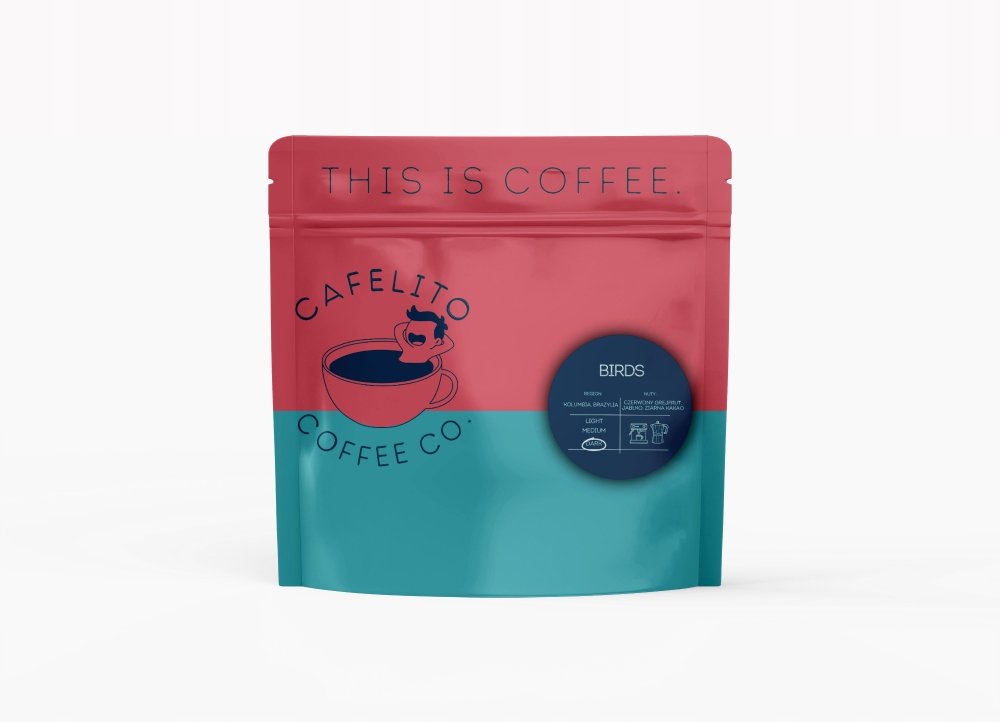 Cafelito - Kawa ziarnista Kawa Ptaki Omniroast 250 g – Doskonały wybór dla miłośników kawy