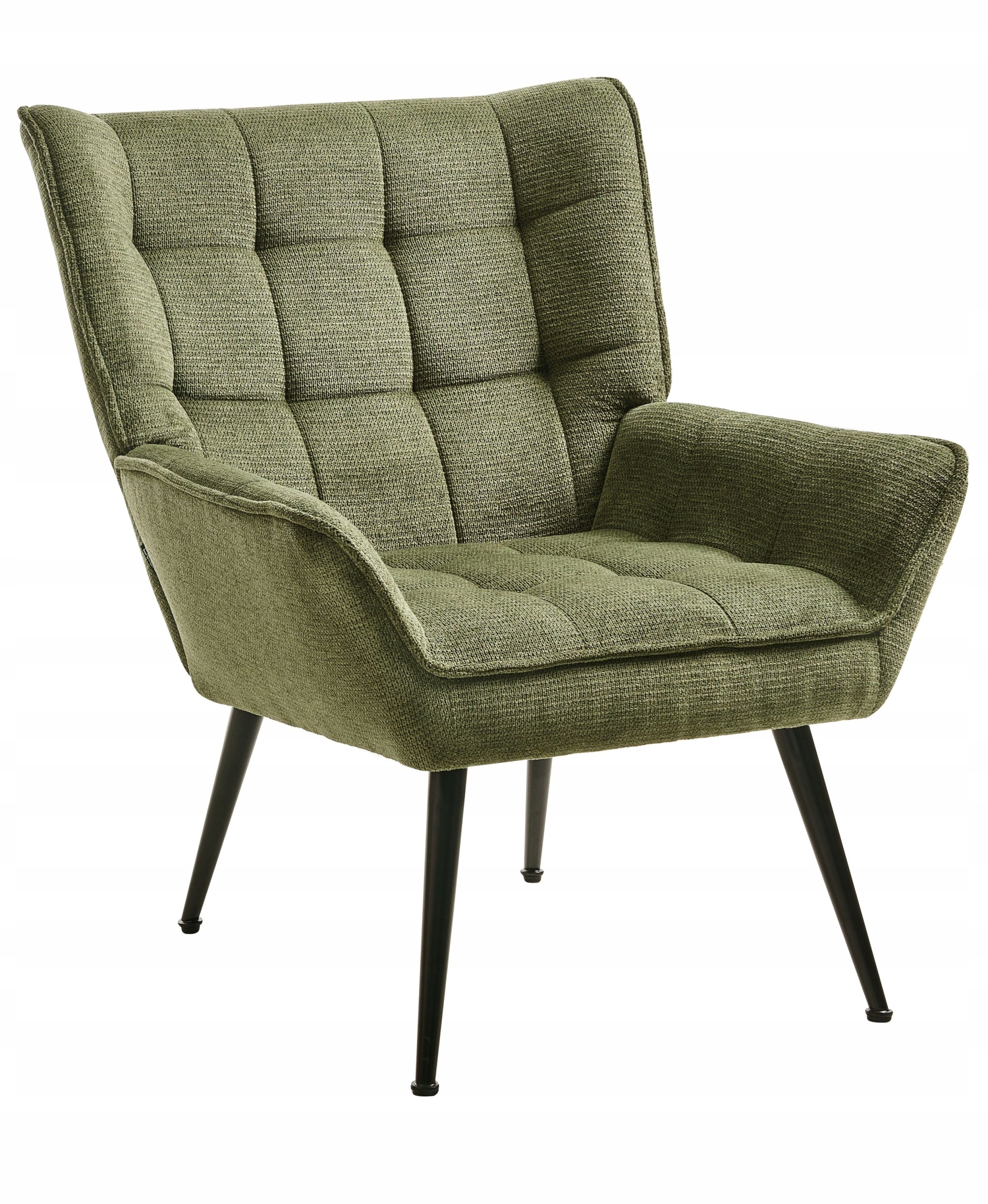 Fotel Bellingmo zielony – Retro styl i wygoda w Twoim salonie