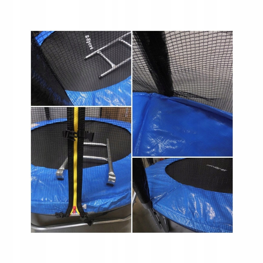 Zewnętrzna siatka zabezpieczająca z zamkiem błyskawicznym