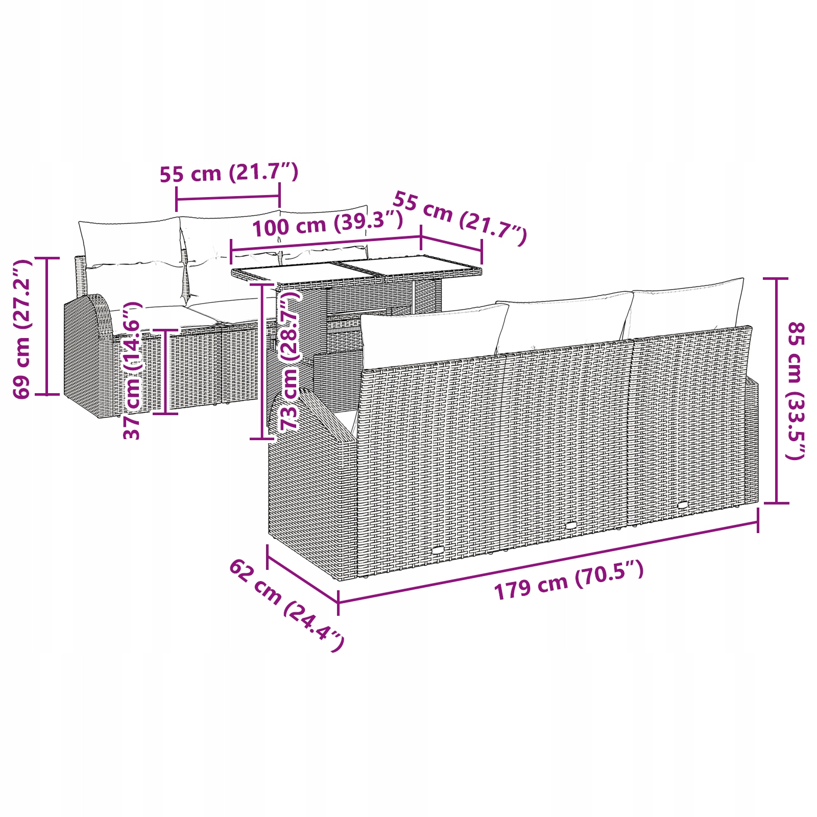 Wysokiej jakości materiały – trwały technorattan