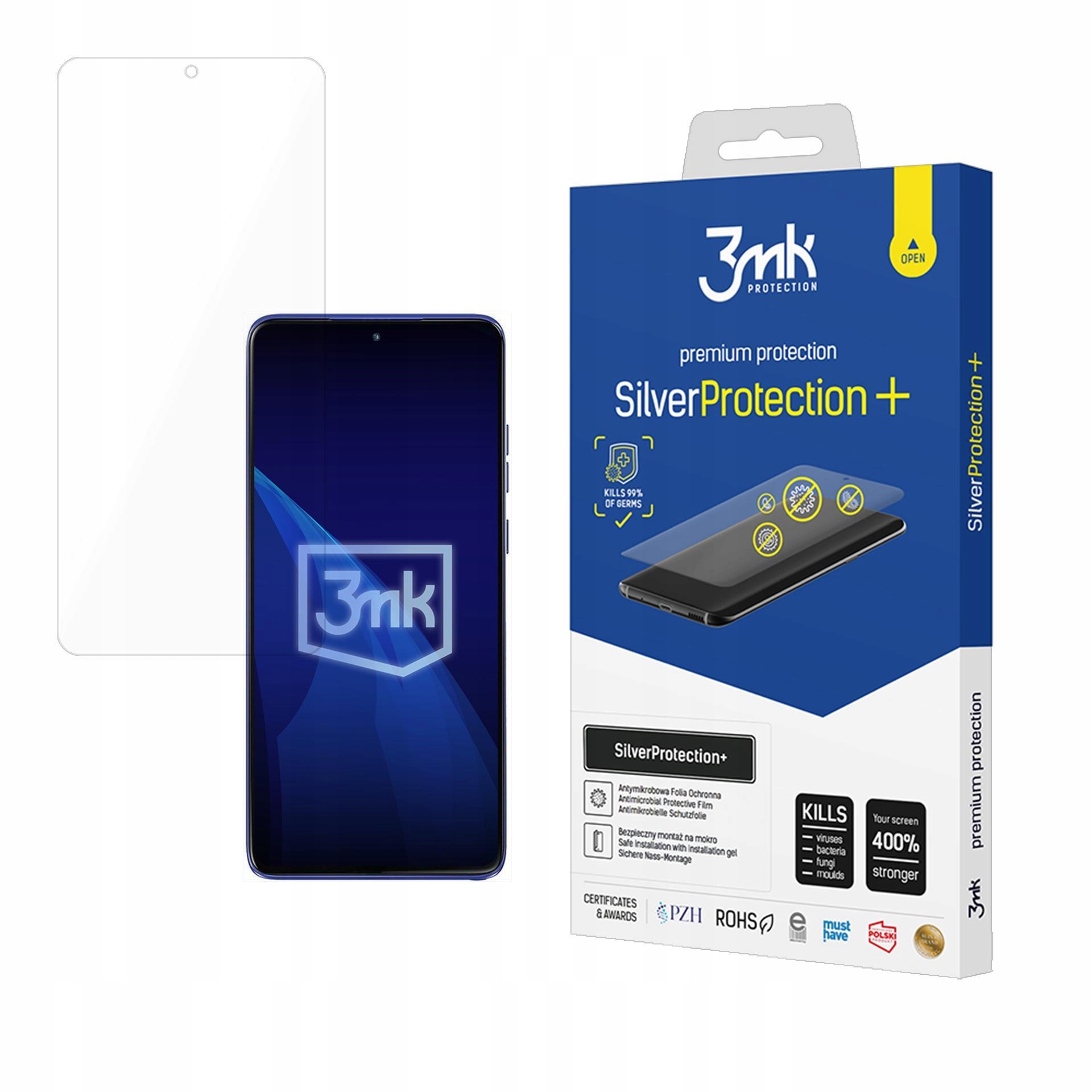 3MK SilverProtect+ Antymikrobowa folia ochronna do Motorola Edge 60 Stylus