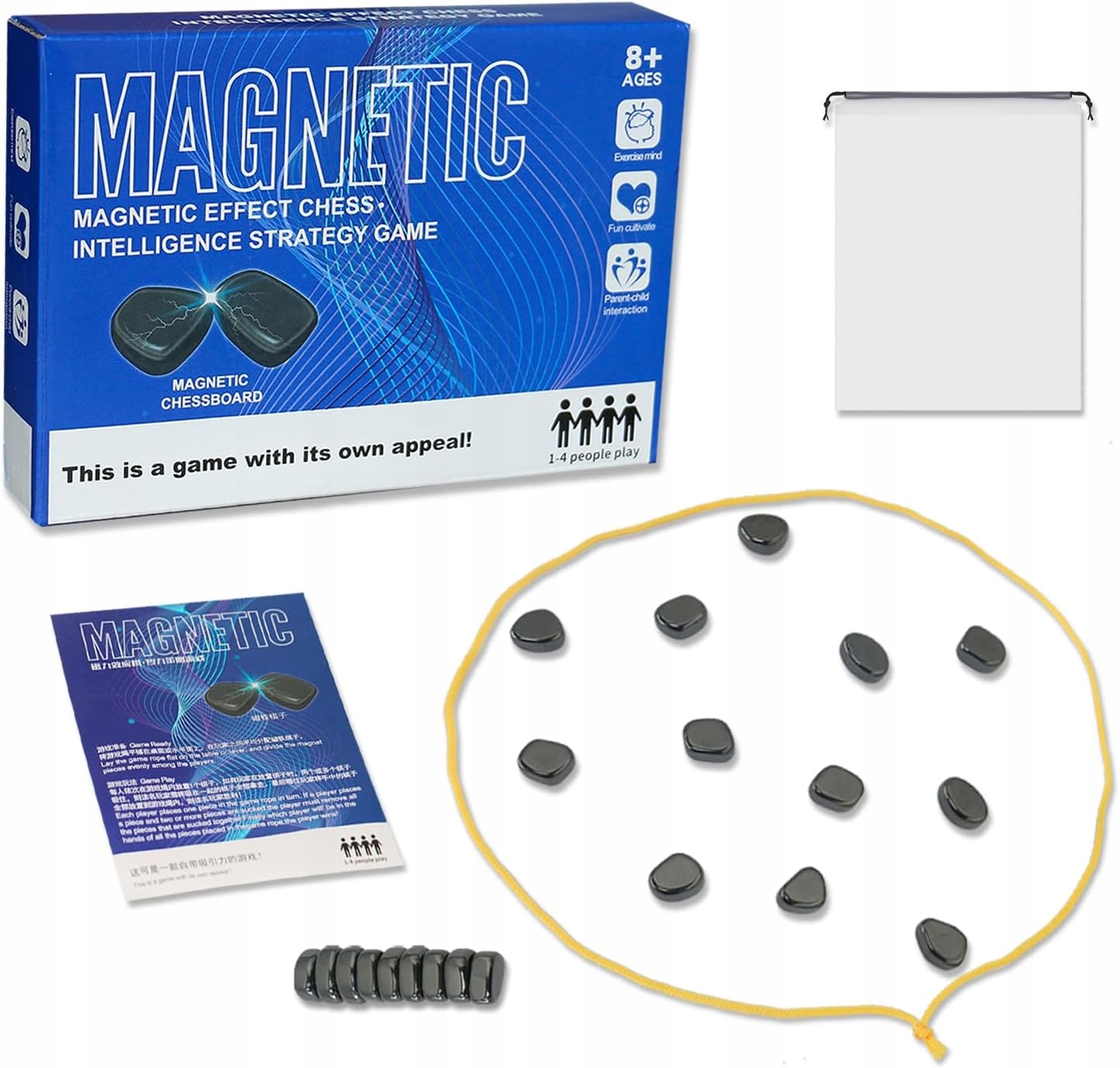 Gra Szachy Kamienie Magnetyczne – Magnetyczna Gra Strategiczna dla Dzieci
