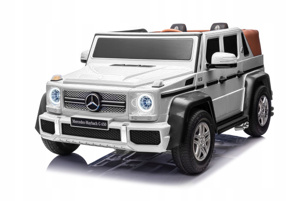 Pojazd Mercedes Benz MAYBACH G650 STRONG Biały – Luksusowa jazda dla dzieci