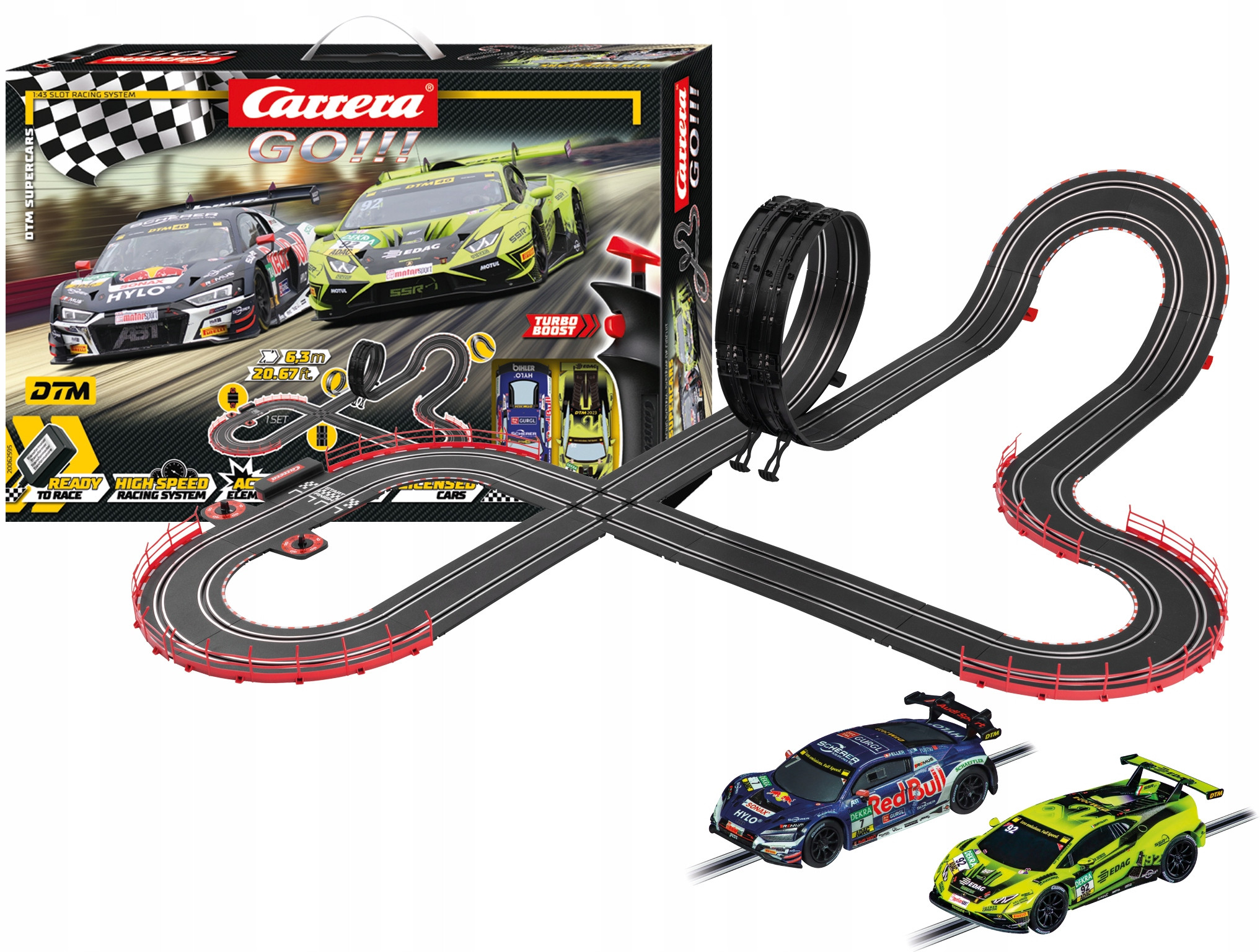 Carrera Go 20062595 DTM Supercars – Emocjonująca zabawa na torze wyścigowym