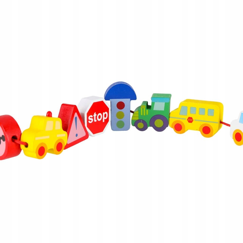 Kolorowa plansza przedstawiająca miasteczko i pojazdy