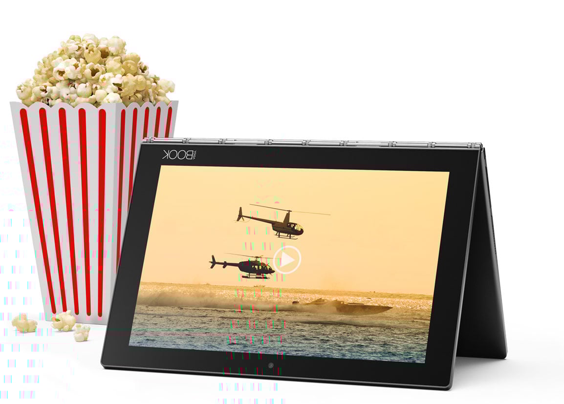 Oglądaj na Yoga Book ulubione filmy.