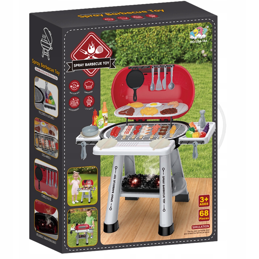 Grill ogrodowy dla dzieci – Realistyczna zabawa w gotowanie