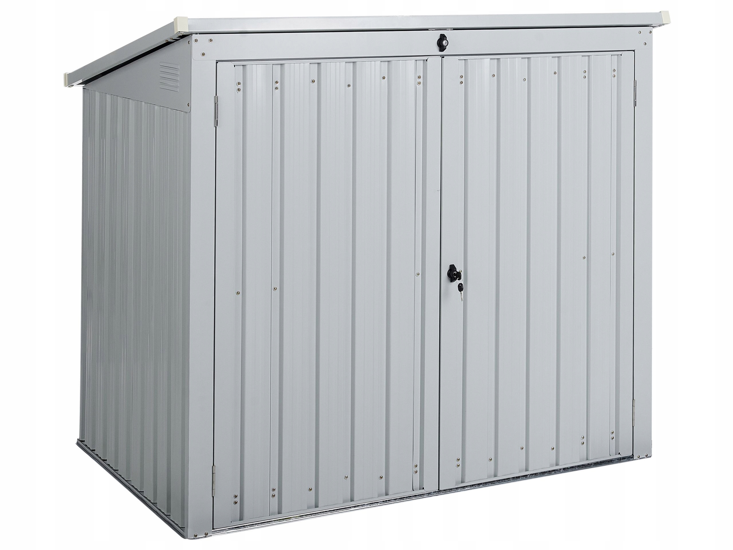 Domek narzędziowy MOENA metal 158 cm x 96 cm – Idealne rozwiązanie do ogrodu