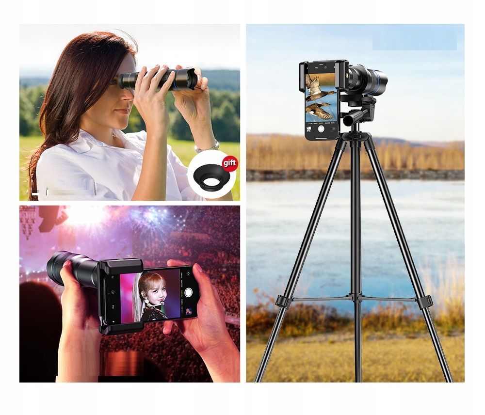 Wysoka jakość zdjęć dzięki 4K HD i soczewkom Multilayer Coated