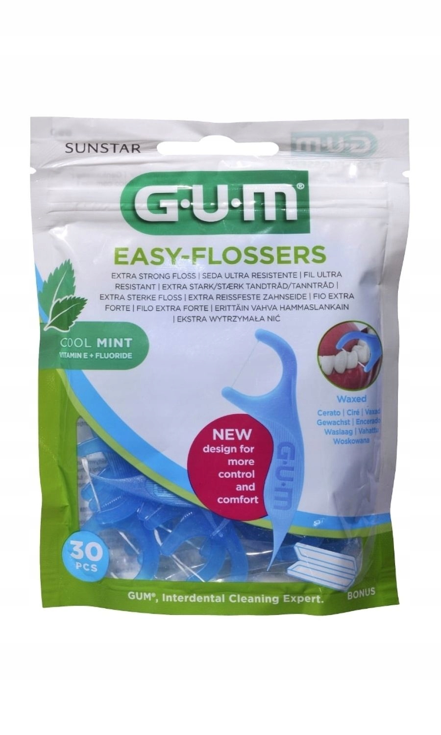 Sunstar GUM Easy-Flossers – Wygodne nici dentystyczne dla zdrowych zębów