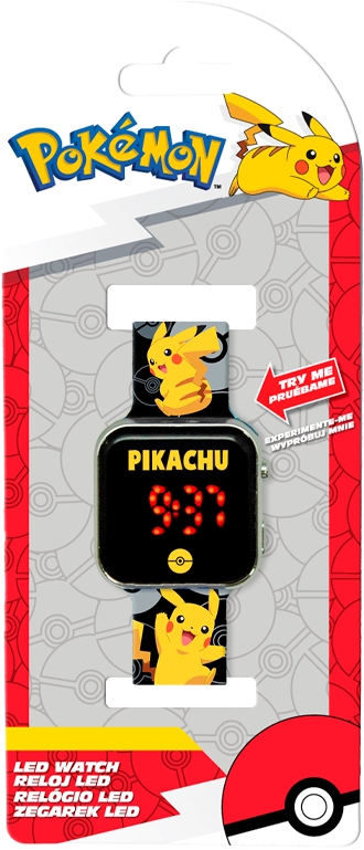 Zegarek LED Pokemon Pikachu AVG4706 – Idealny prezent dla dzieci