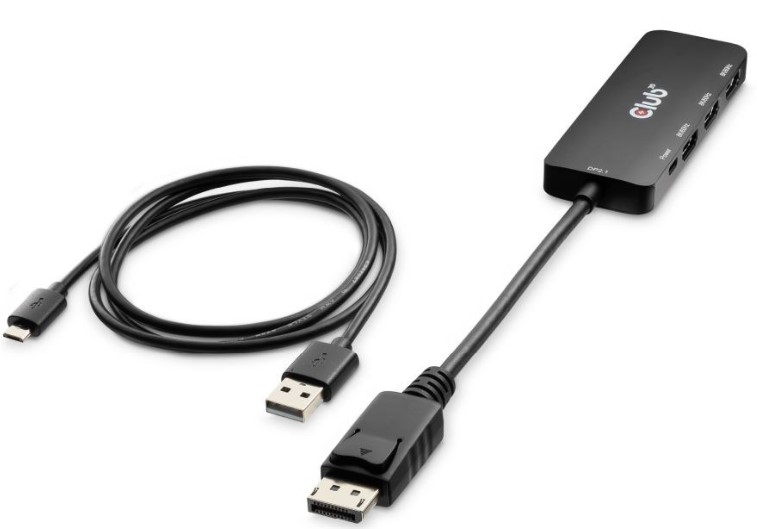 HUB CLUB3D CSV-7330 – Wydajny koncentrator DisplayPort 1.4