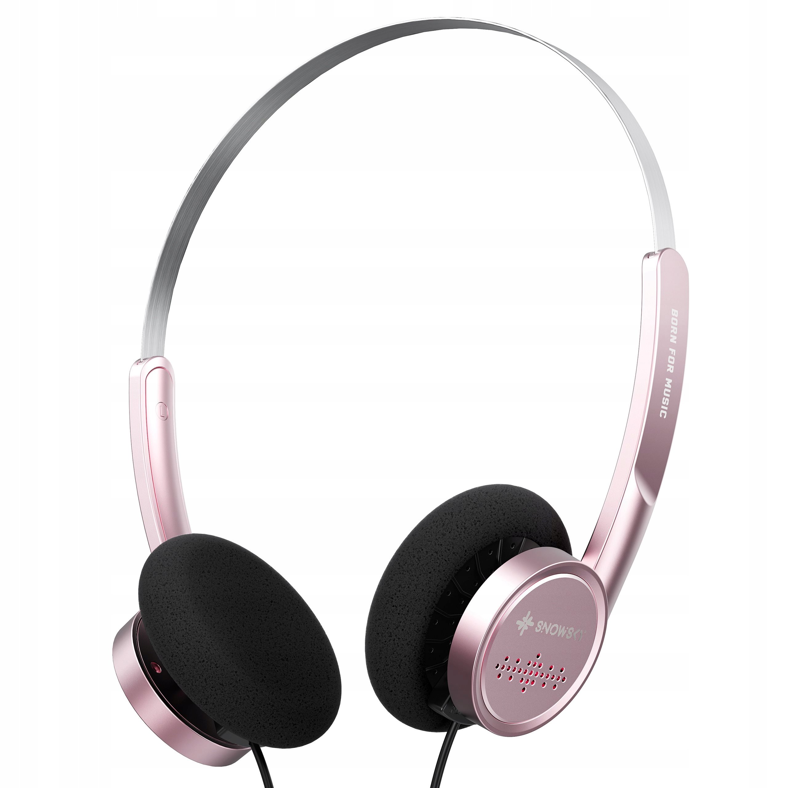 FiiO SNOWSKY WIND - Różowe słuchawki nauszne w stylu retro