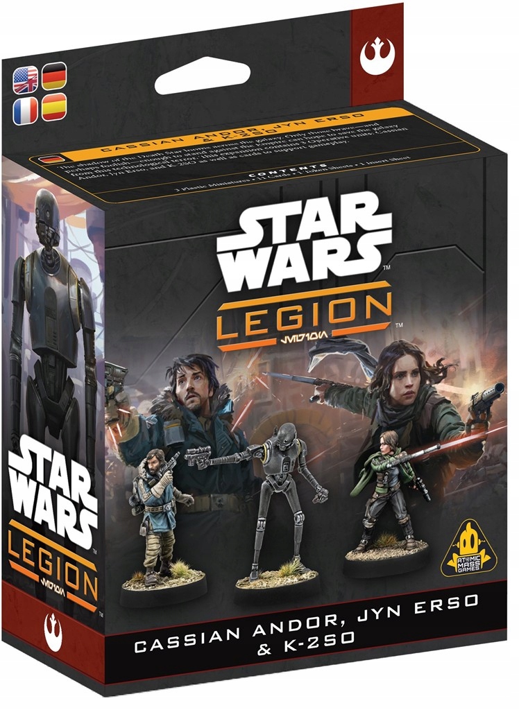 Star Wars: Legion 2.0 - Cassian Andor, Jyn Erso & K-2SO – Rozszerz swoją armię