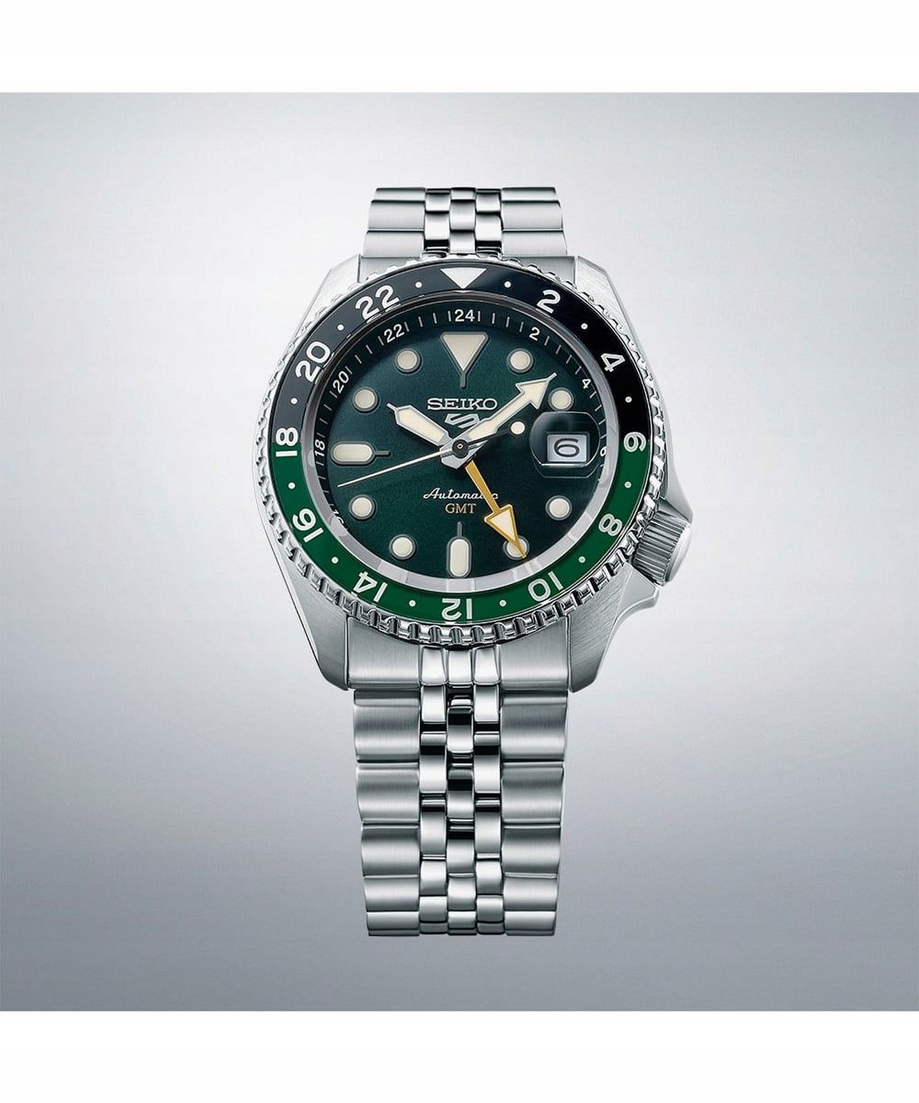 Zegarek męski Seiko 5 Sports Automatic GMT SSK035K1 – Elegancja i funkcjonalność w jednym