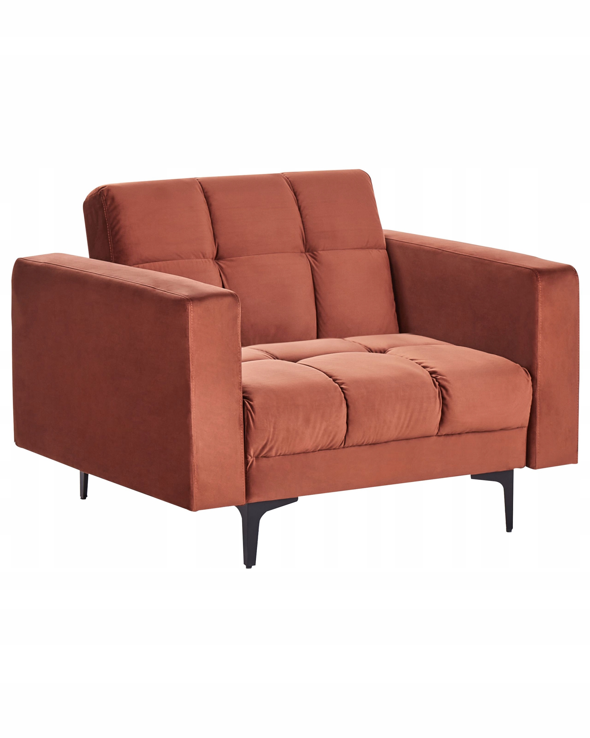 Fotel ALNES Welur Jasnoczerwony – Elegancja i komfort w Twoim salonie