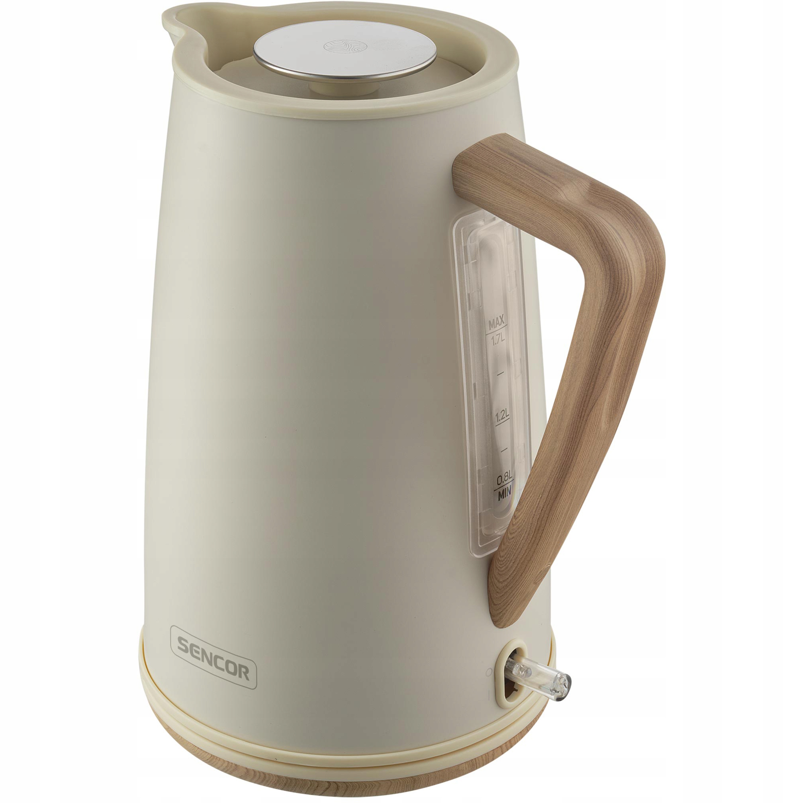 Praktyczny design z przeźroczystym wskaźnikiem wody