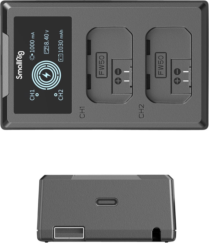 Wbudowany kabel USB-A i port USB-C dla elastyczności ładowania