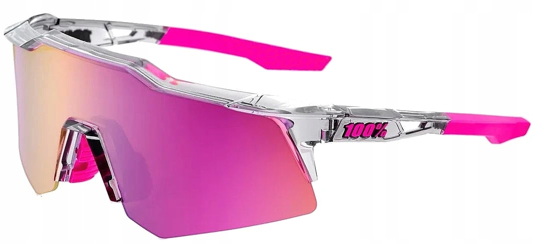 Okulary 100% Speedcraft XS Mirror Tokyo Nights / Transl. Grey – Idealne dla aktywnych sportowców