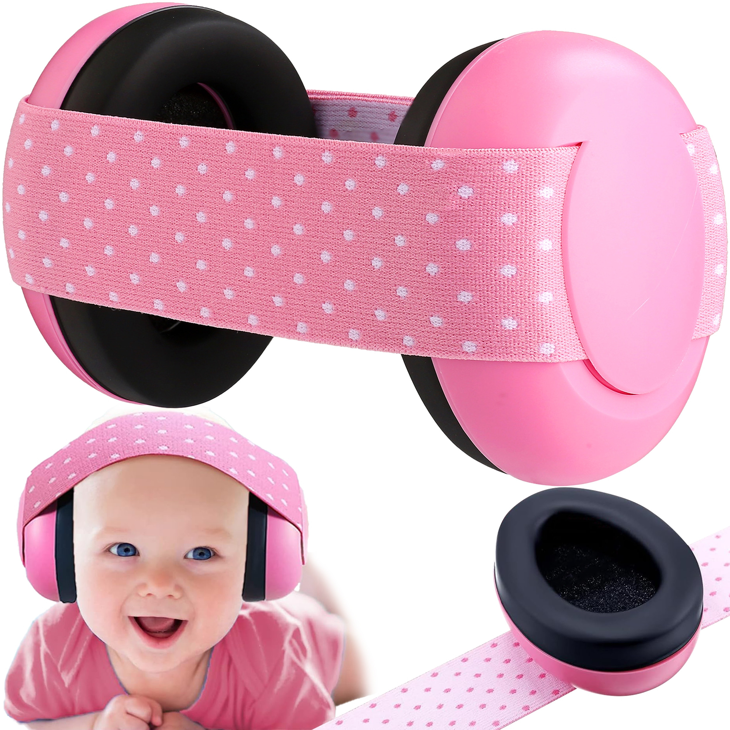 Słuchawki ochronne dla dzieci Renew Force 3249299446 PINK – Komfort i bezpieczeństwo dla Twojego maluszka