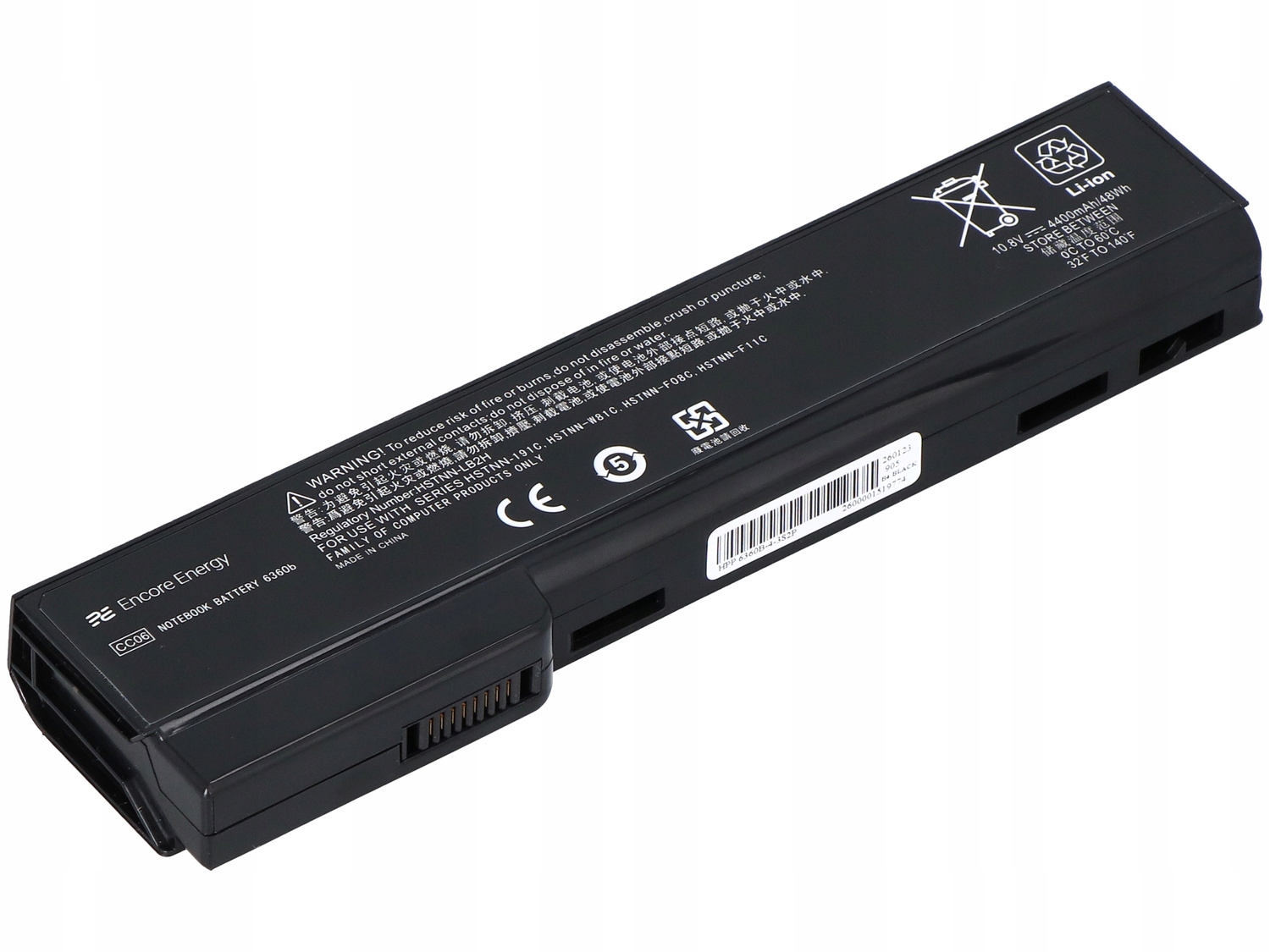 Bateria Encore Energy 6360B CC06 do HP ProBook 6360b i EliteBook 8460p