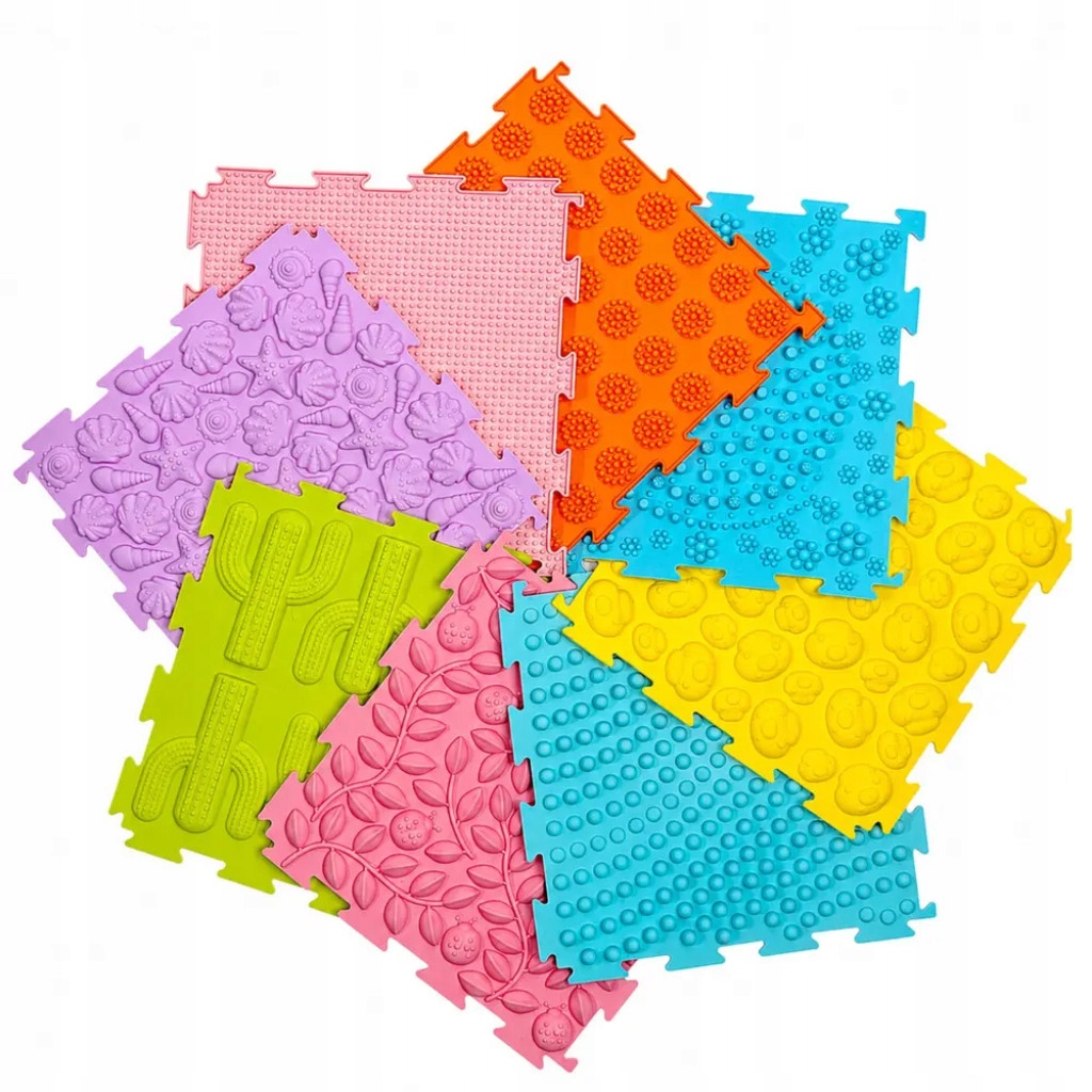Kolorowe puzzle wspierające rozwój zmysłów