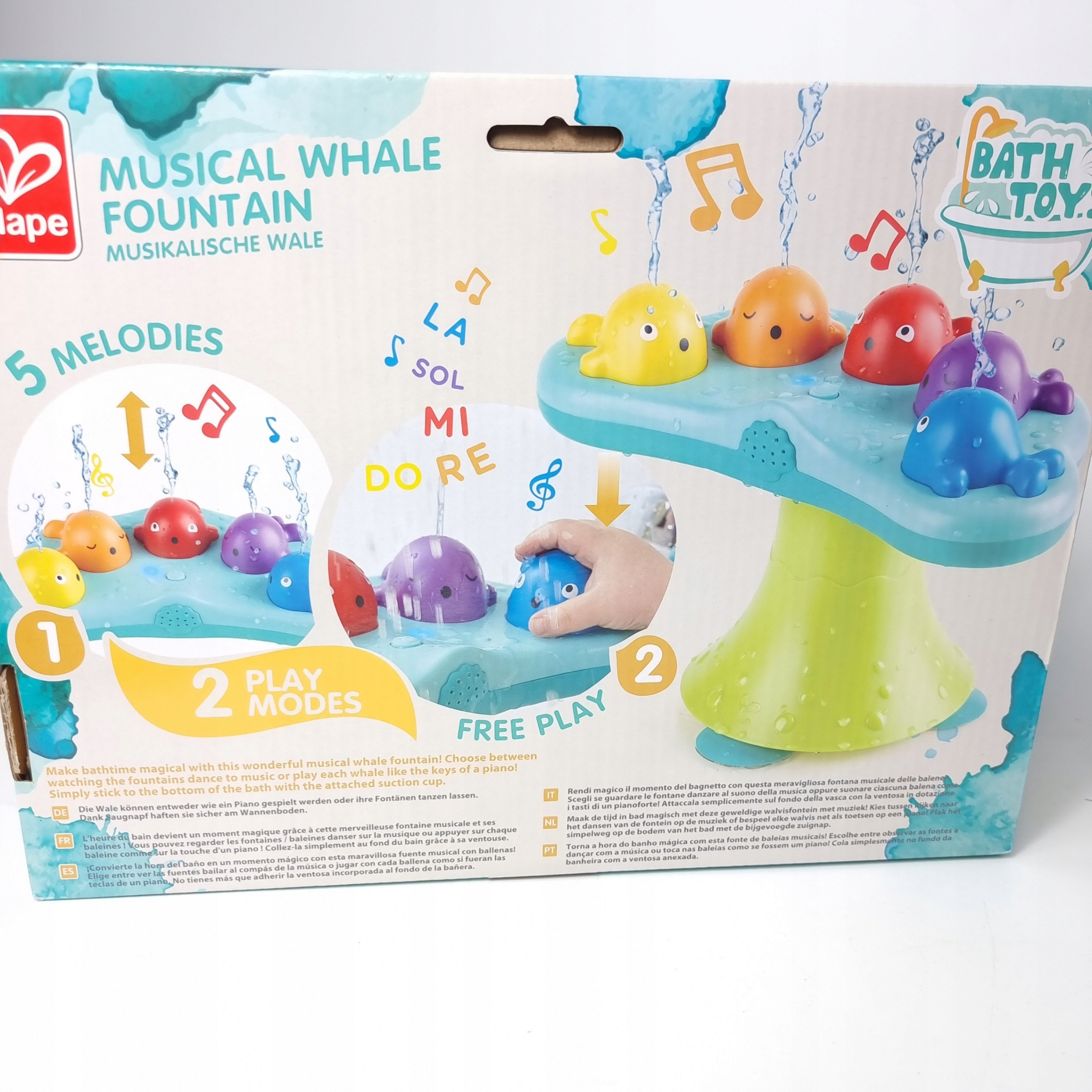 Interaktywna zabawa z wielorybami – Muzyczna fontanna w Twojej łazience