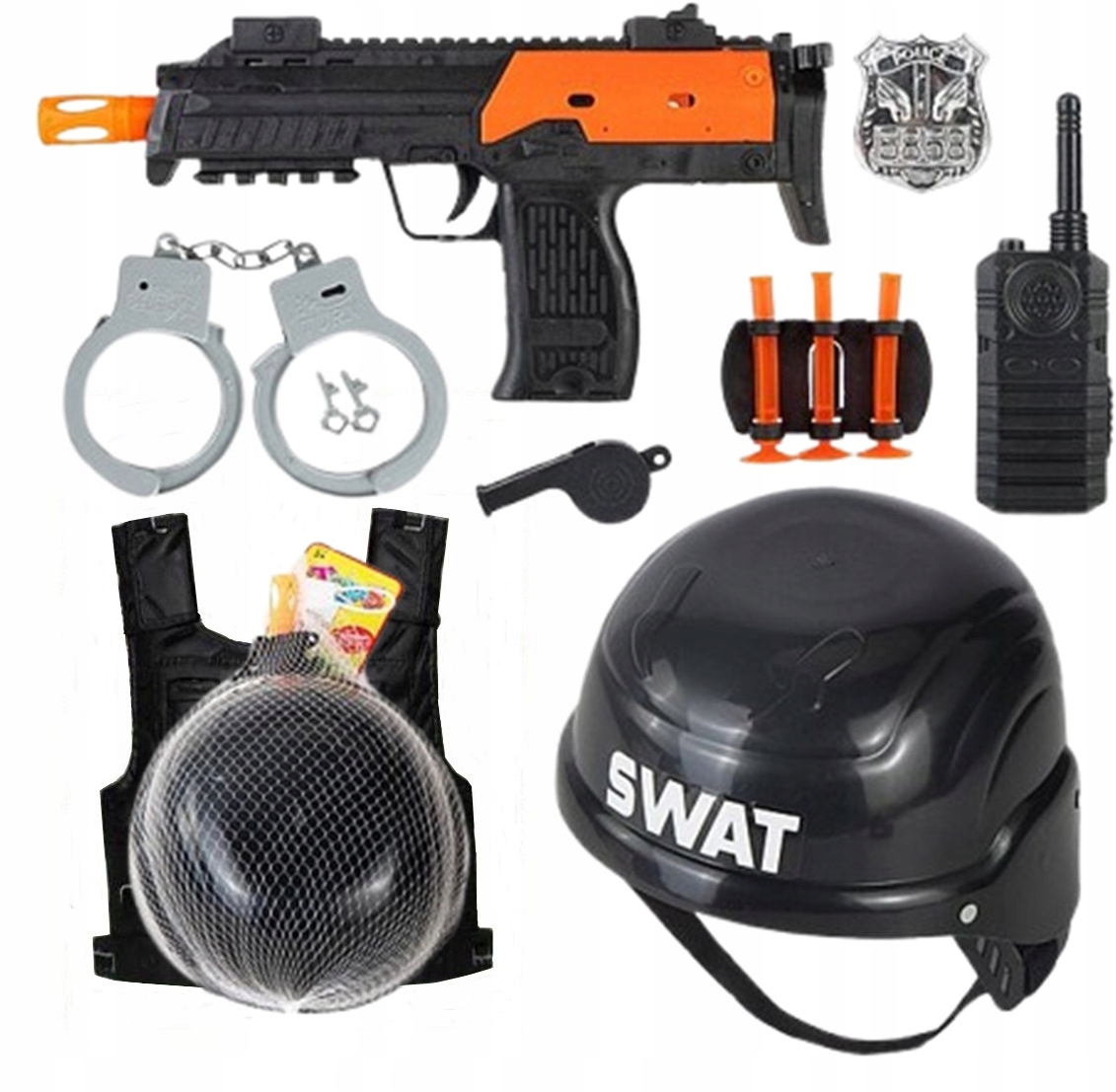 Wyposażenie zestawu policyjnego – co znajdziesz w środku?