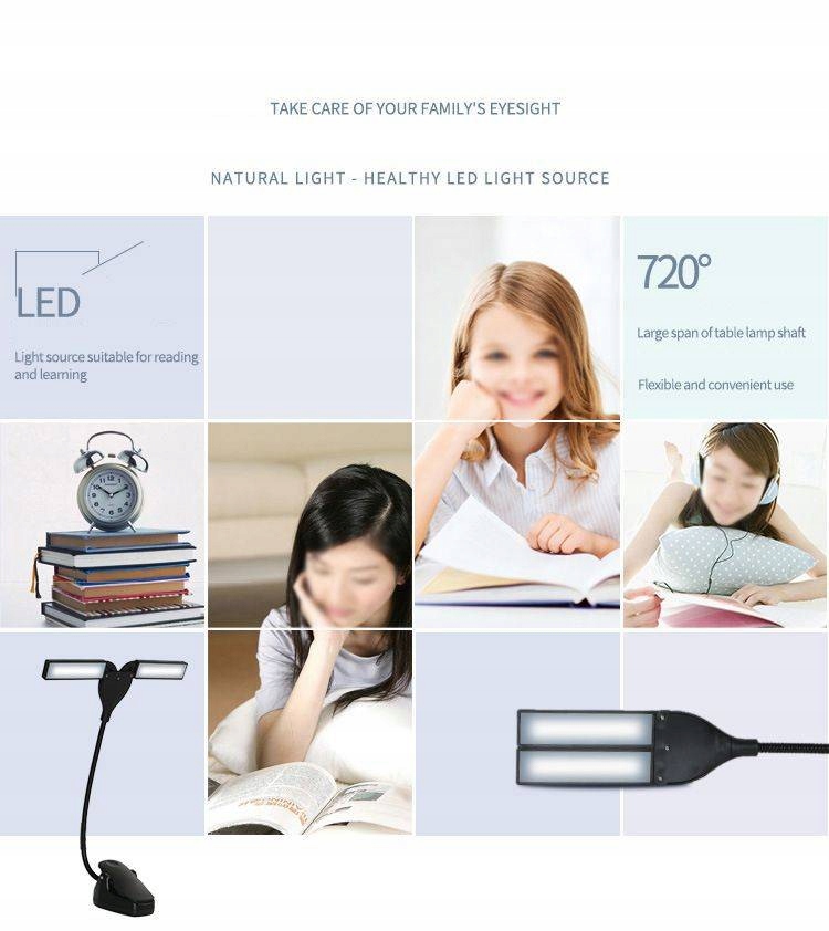 Ochrona oczu – Lampa LED z funkcją niskiej, średniej i wysokiej jasności