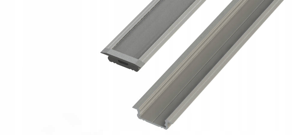 Wpuszczany profil ALU anoda srebrny 5x16mm 3030mm GROOVE – Idealne rozwiązanie do oświetlenia LED
