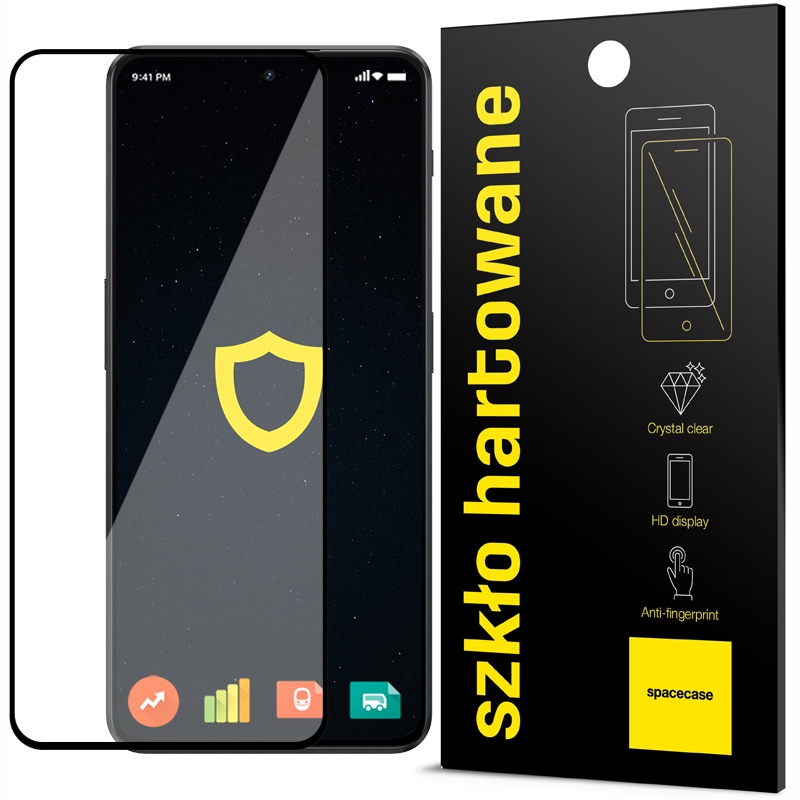 Szkło hartowane SPACECASE Glass 5D do Redmi 12 / 13 4G – Pełna ochrona ekranu
