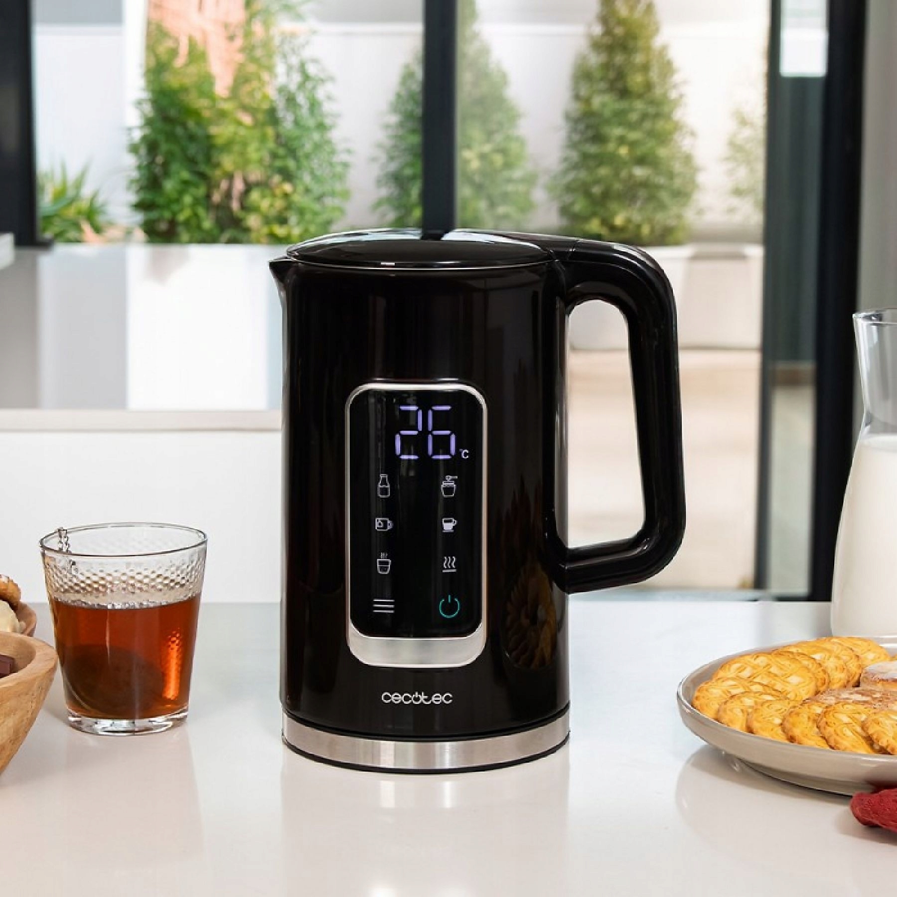 Thermosense 500 Touch Czarny – Nowoczesny czajnik elektryczny dla Twojej kuchni