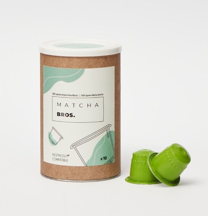 Matcha Bros - Nespresso Matcha 10 kapsułek – Tradycyjna japońska herbata w nowoczesnej formie