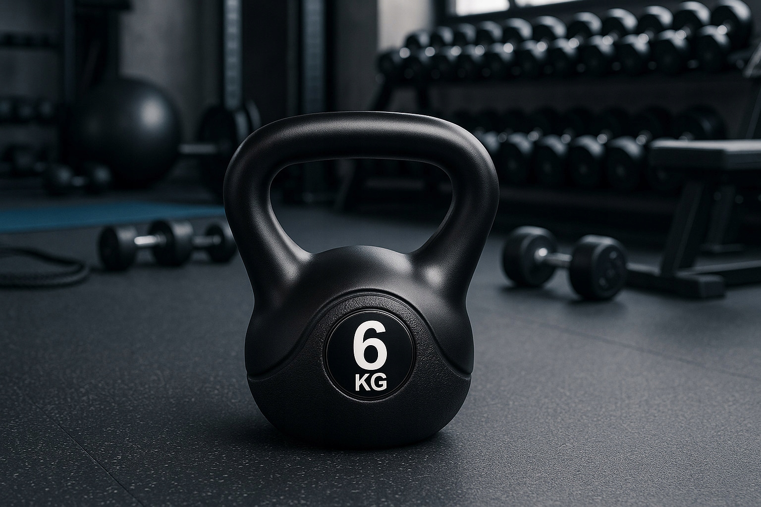 Przykładowe ćwiczenia z kettlebellem 6 kg