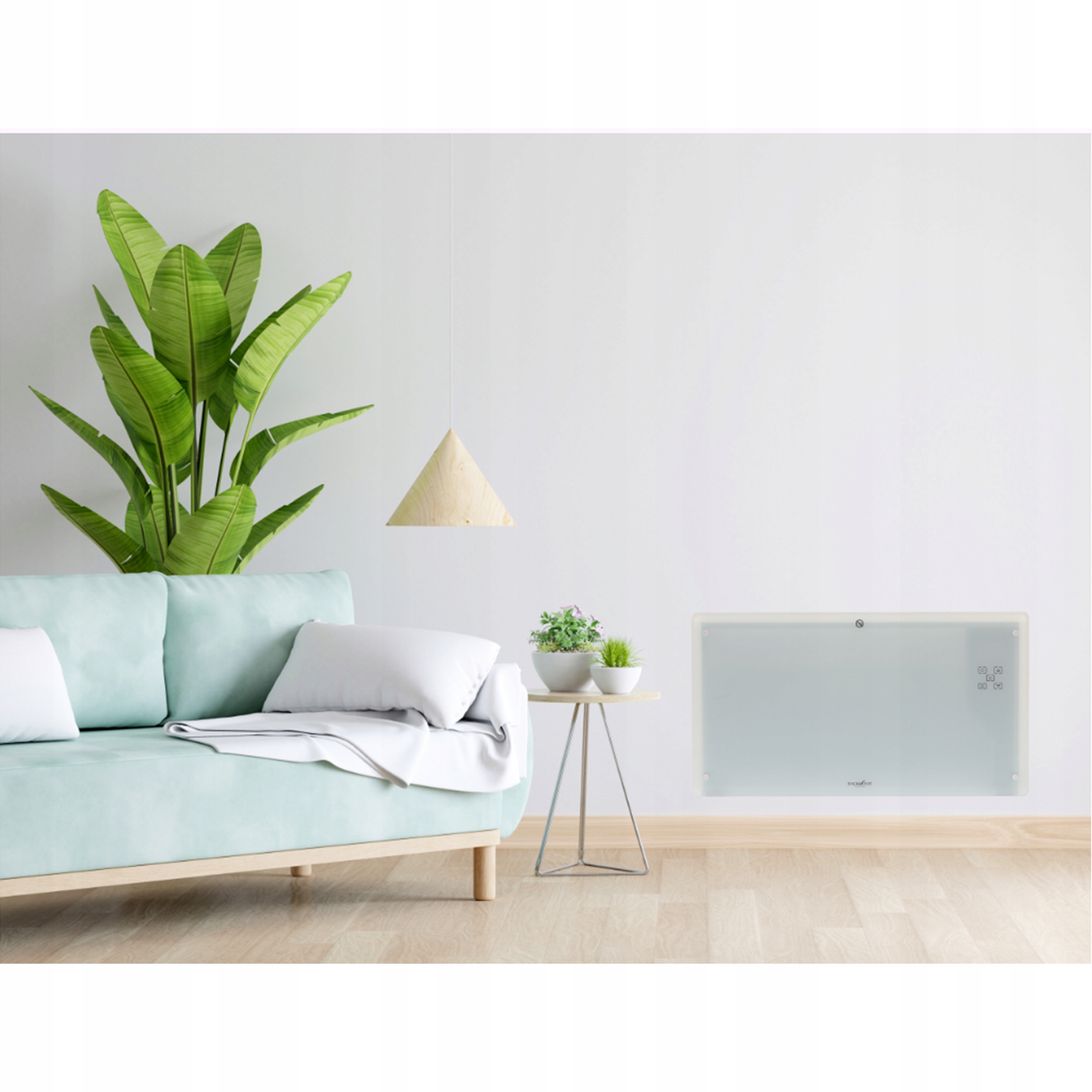 Panel grzewczy - grzejnik konwektorowy 2500W czarny FIN7315 CHOMIK – Komfortowe ciepło w Twoim wnętrzu