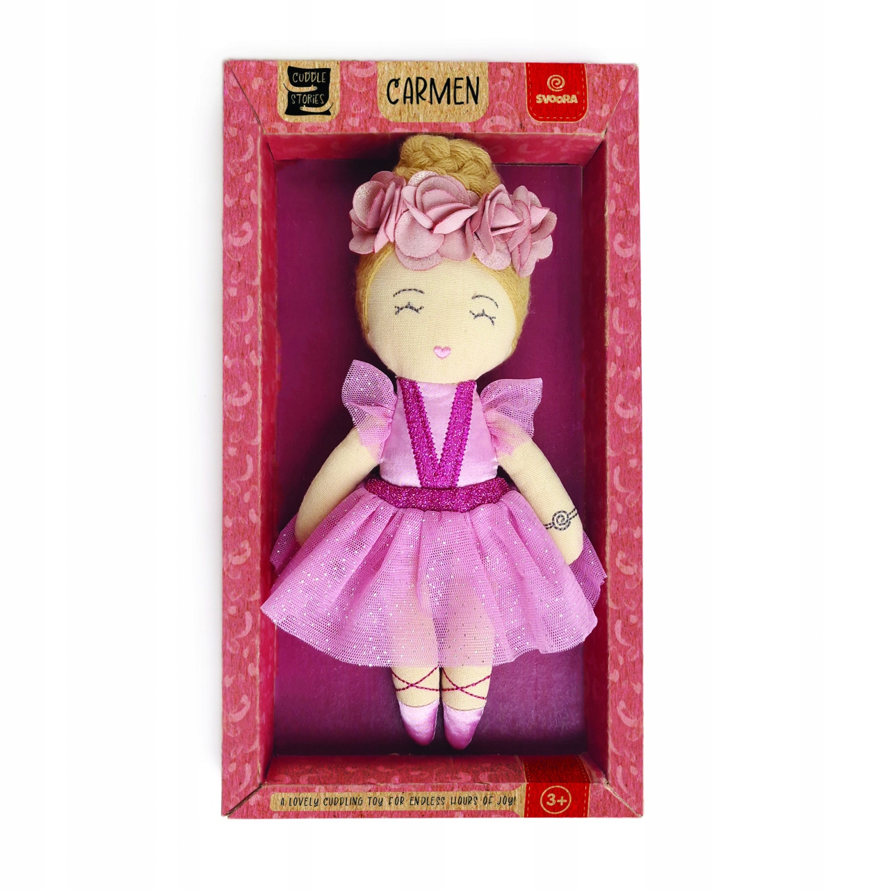 Lalka materiałowa baletnica Karmen 20 cm – Idealna zabawa dla małych tancerek