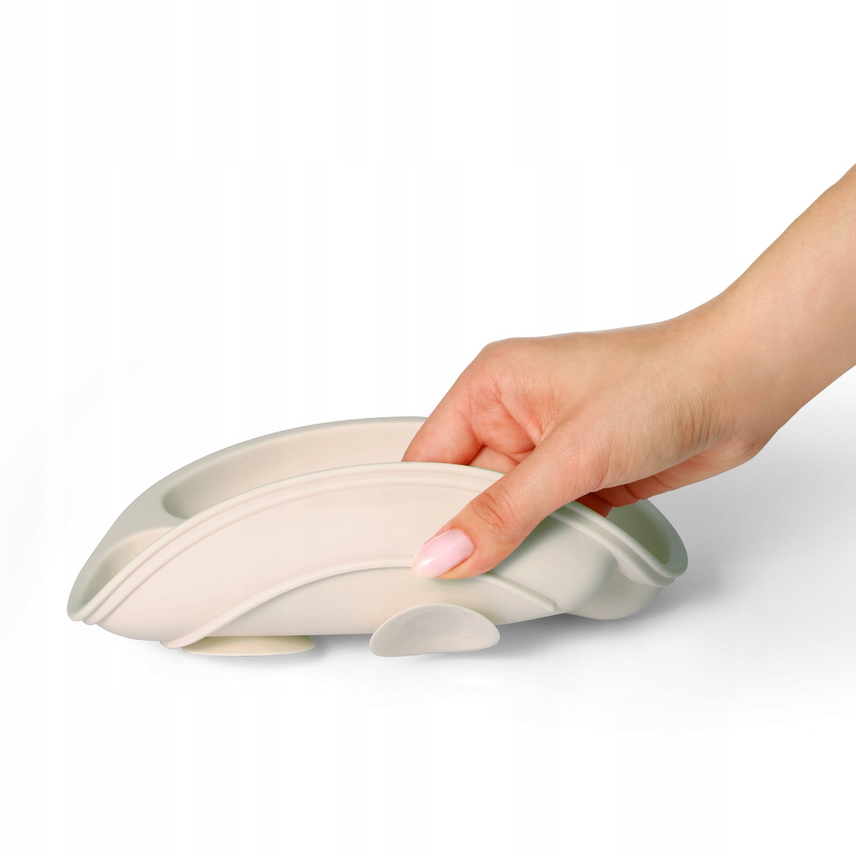 Stabilna przyssawka minimalizująca ryzyko rozlania