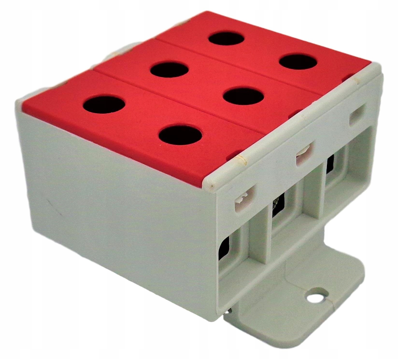 Złączka szynowa 3-torowa 35mm2 czerwona ZGX-3x35 czerwona ENE-00181 – Niezawodne połączenie w Twoim domu