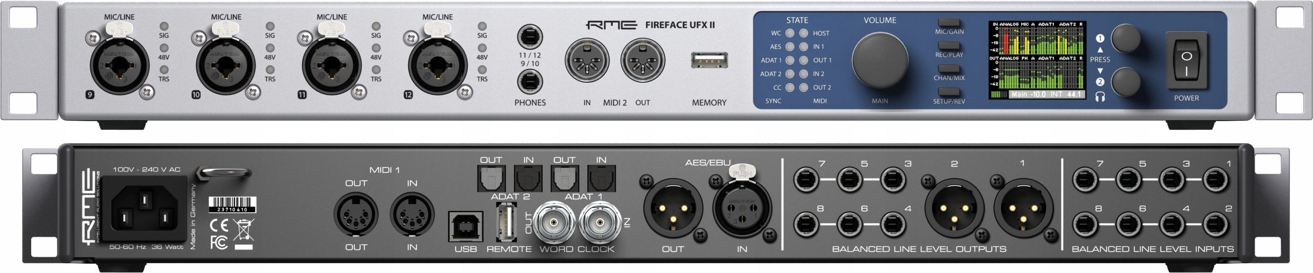 Audient RME Fireface UFX II – Profesjonalny interfejs audio USB