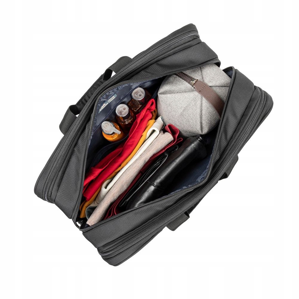 Funkcjonalność przedniej kieszeni z organizacją