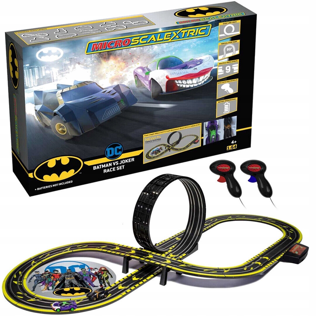 Micro Batman vs Joker Tor wyścigowy 4+ – Emocjonująca zabawa dla najmłodszych