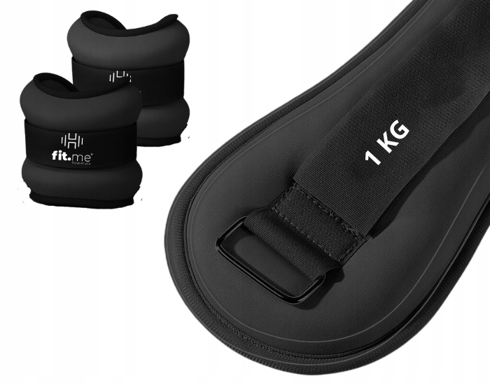 Zestaw 2 Obciążników Na Kostki Nadgarstki Fit.me 2x1kg – Wzmocnij swoje treningi