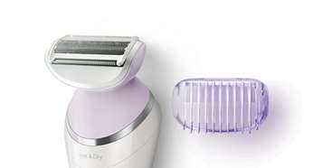 Głowica goląca i nasadka do przycinania zapewniają dokładne golenie