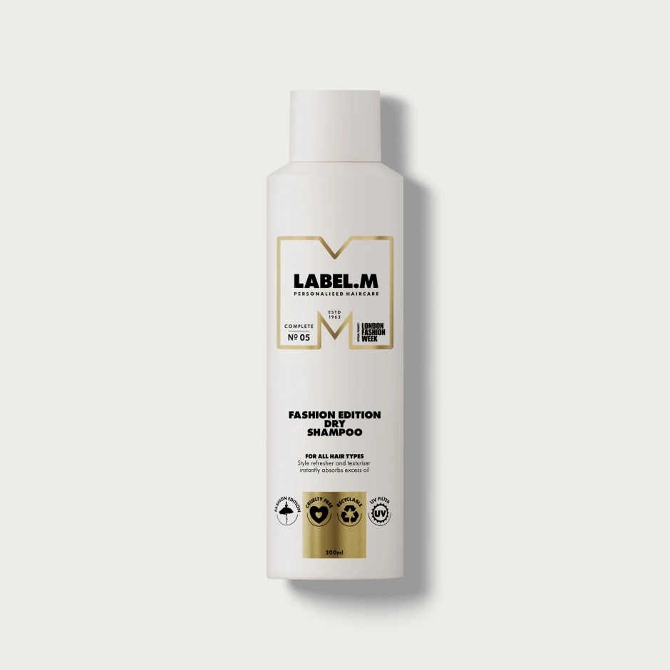Szuszający szampon do włosów Label.m Fashion Edition 200 ml – Twoje narzędzie do natychmiastowego odświeżenia