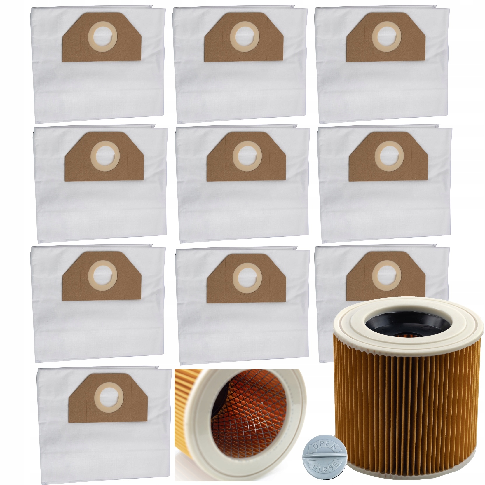 Wysokiej Jakości Worki Filtracyjne do Odkurzaczy Kärcher