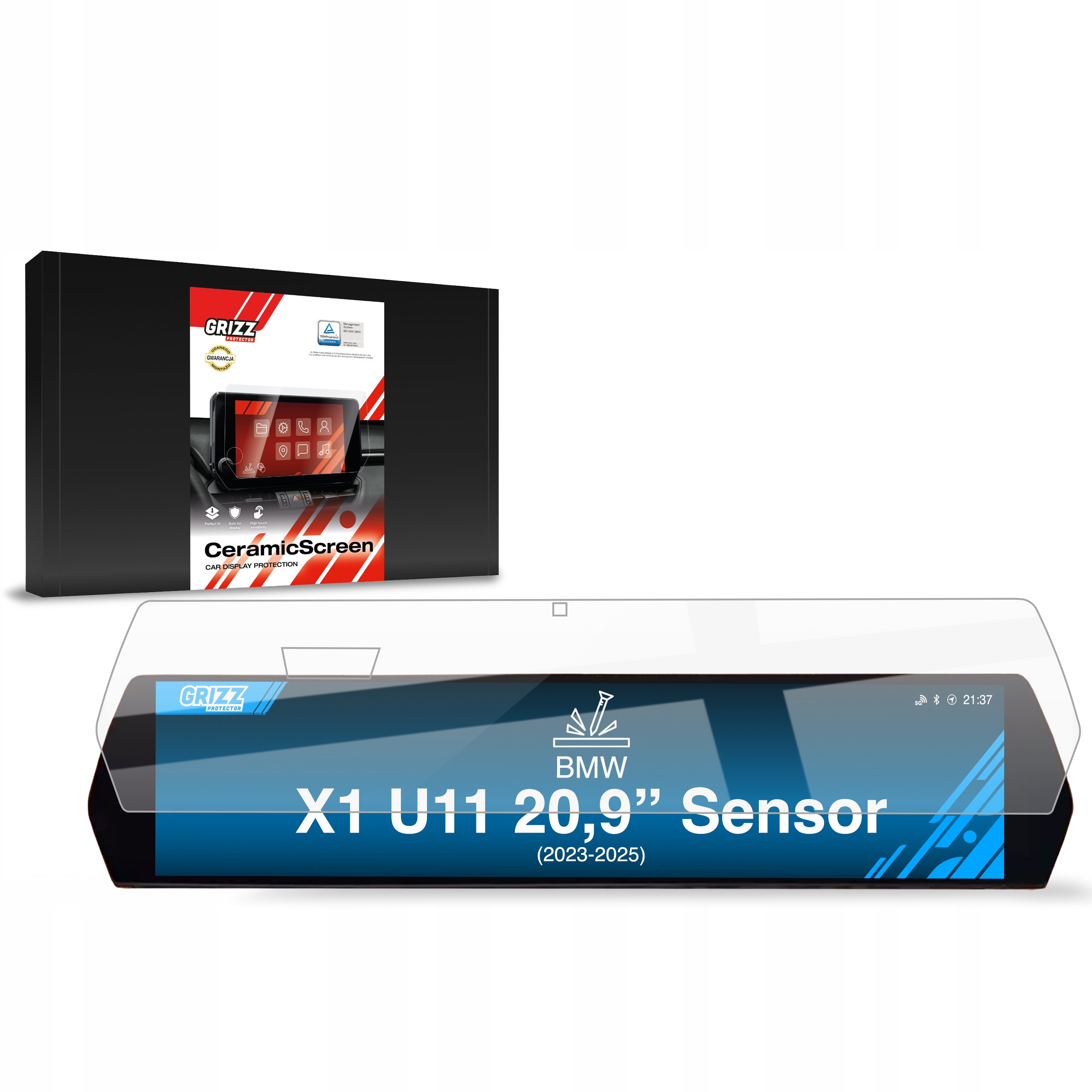 Folia ceramiczna CarDisplay Protection do BMW X1 U11 Sensor (2023-2025) – Doskonała ochrona ekranu