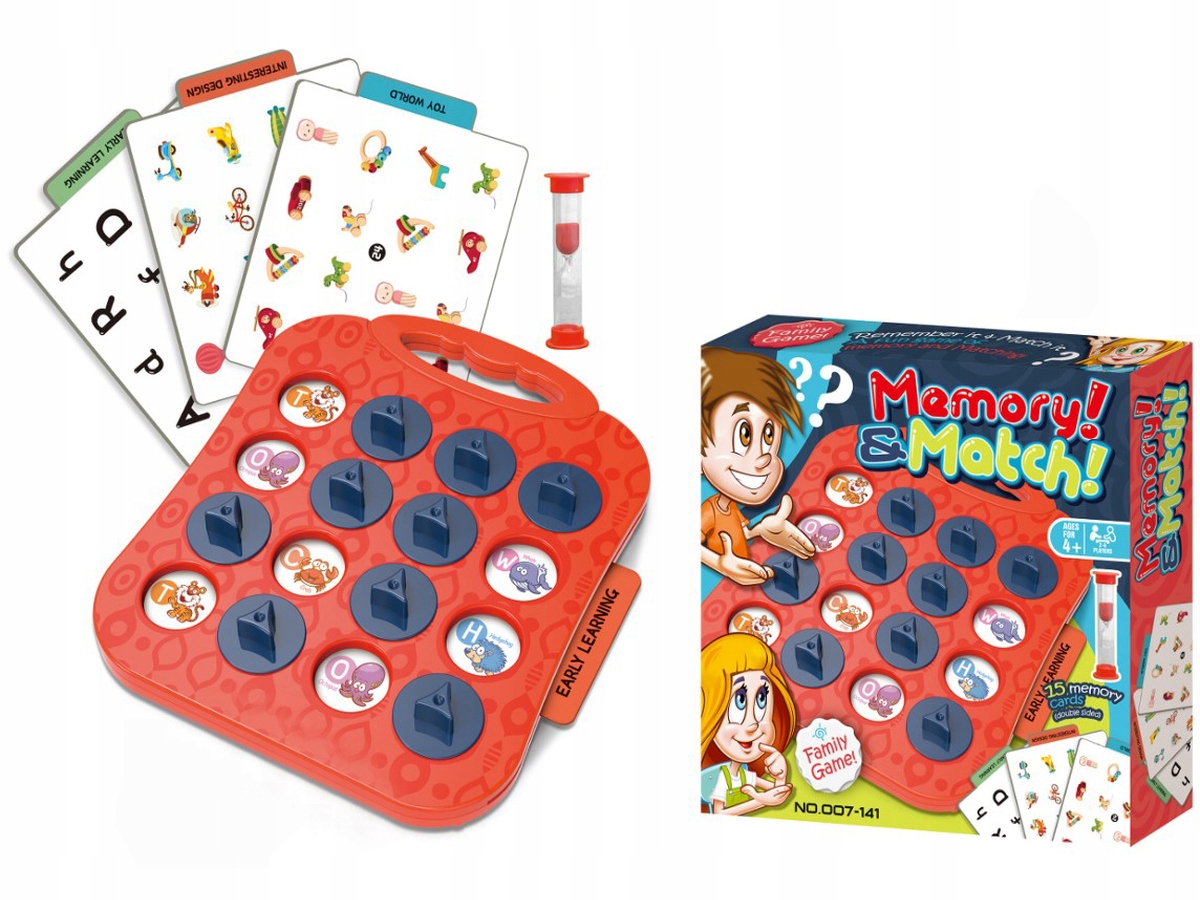 Edukacyjna Gra SUPER PAMIĘĆ Memory & Match – Wspaniała zabawa dla całej rodziny