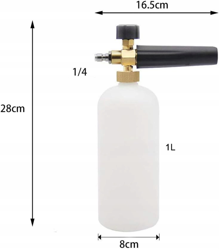 1-litrowy zbiornik – Dłuższe sesje czyszczenia bez uzupełniania