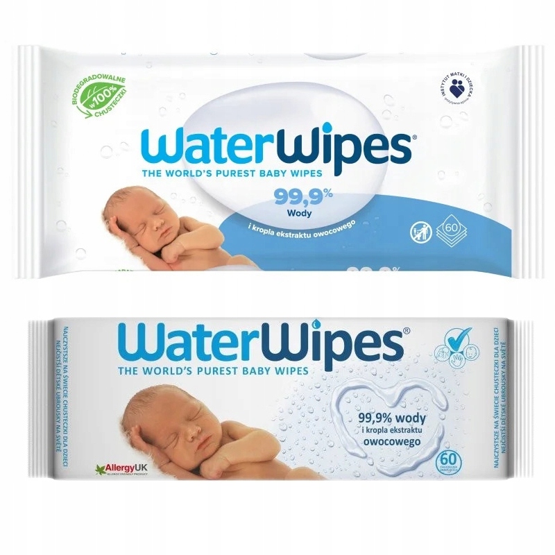 Bezpieczny skład chusteczek WaterWipes – Czysta woda i ekstrakt z pestek grejpfruta