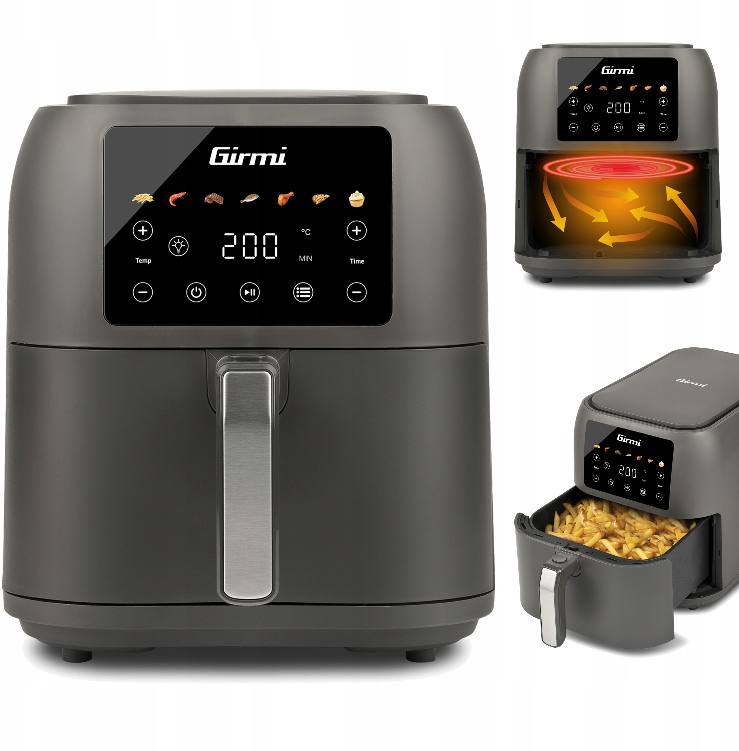 Dotykowy panel sterowania z cyfrowym wyświetlaczem